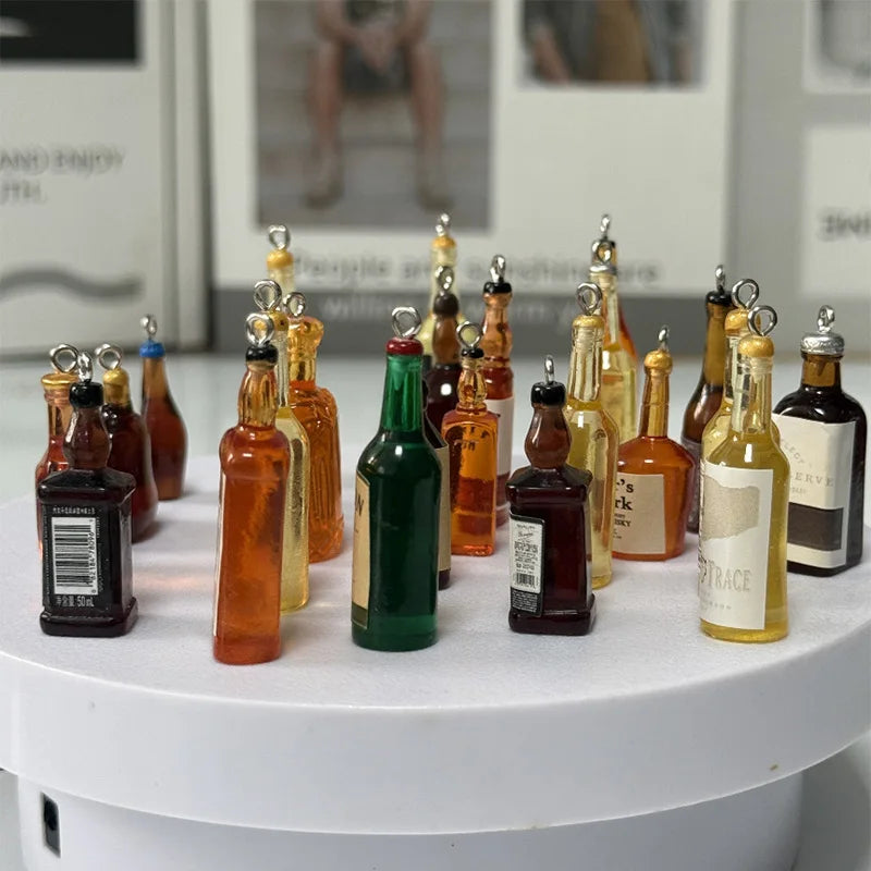 Christmas Beer Bottle Pendant Advent Calendar 3D Statue 2025 New Year Countdown Tree Bag Decorations Gifts Blind Box  For Adults