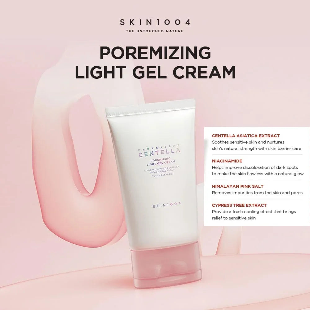 Centella Pink Salt Clear Toner Deep Foam Cleanser Face Serum and Moisturiser Cream Daily Skincare Original beauty Products Set