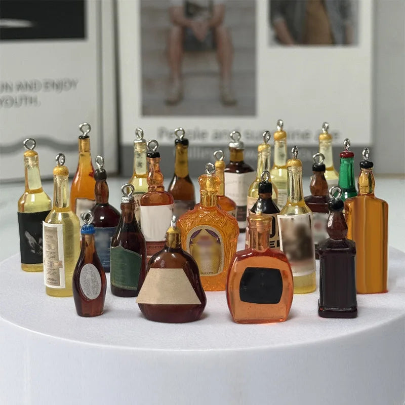 Christmas Beer Bottle Pendant Advent Calendar 3D Statue 2025 New Year Countdown Tree Bag Decorations Gifts Blind Box  For Adults