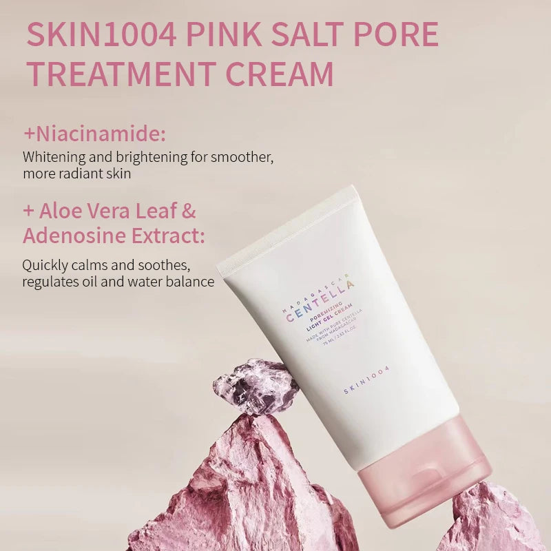 Centella Pink Salt Clear Toner Deep Foam Cleanser Face Serum and Moisturiser Cream Daily Skincare Original beauty Products Set