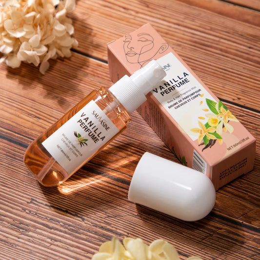 2.03Fl Oz Vanilla Skin Body Mist Vanilla Hair and Body Perfume Mist for Women & Men Long-Lasting Fragrance Body Spray for Gifts