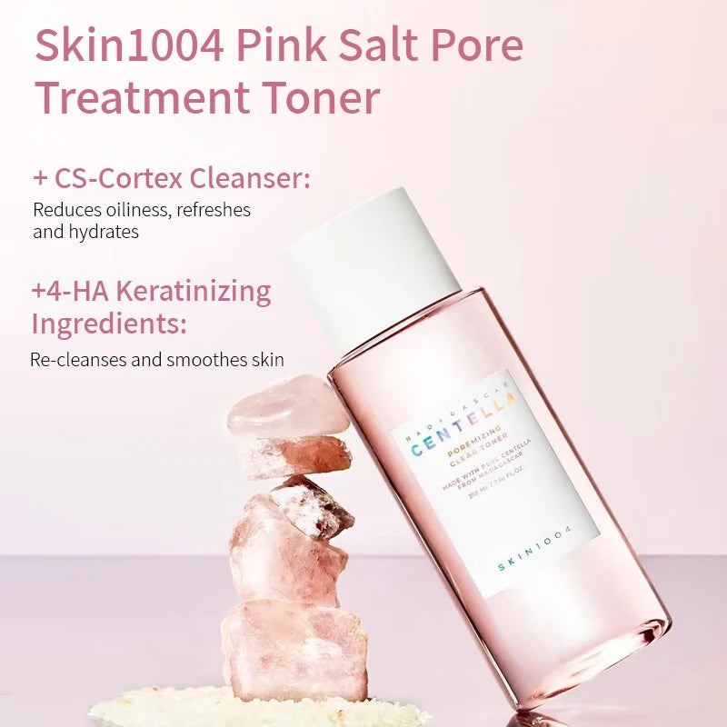 Centella Pink Salt Clear Toner Deep Foam Cleanser Face Serum and Moisturiser Cream Daily Skincare Original beauty Products Set