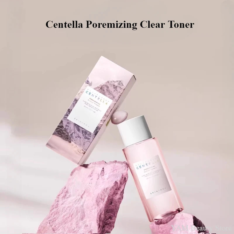 Centella Pink Salt Clear Toner Deep Foam Cleanser Face Serum and Moisturiser Cream Daily Skincare Original beauty Products Set