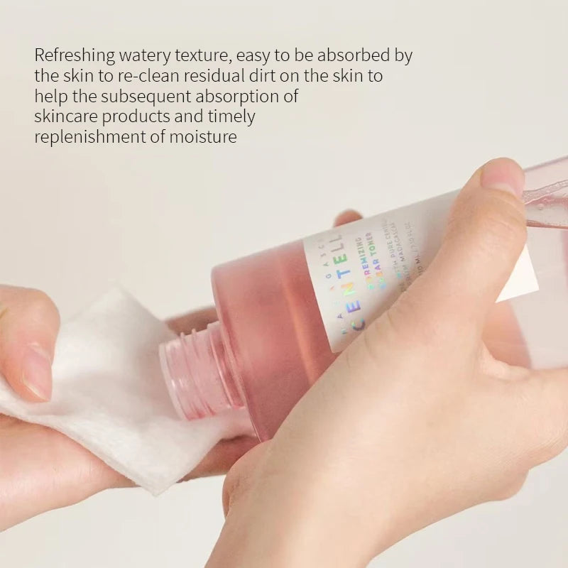 Centella Pink Salt Clear Toner Deep Foam Cleanser Face Serum and Moisturiser Cream Daily Skincare Original beauty Products Set