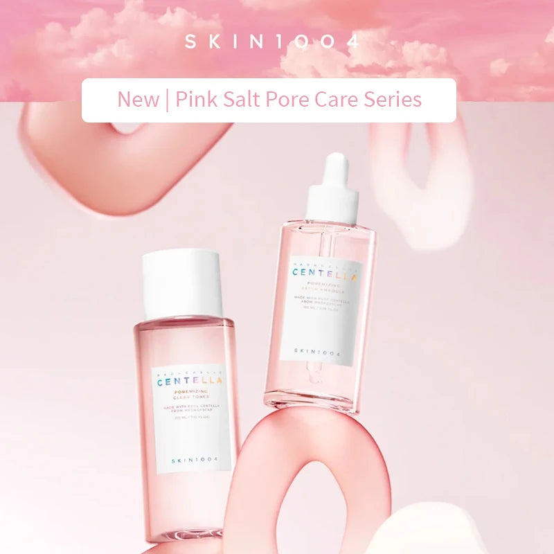 Centella Pink Salt Clear Toner Deep Foam Cleanser Face Serum and Moisturiser Cream Daily Skincare Original beauty Products Set