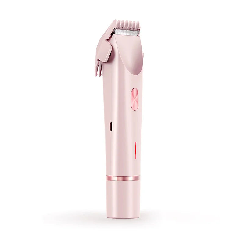 Electric Razors for Women 2in1 Bikini Trimmer Facial Mustache Shavers for Ladies Body Underarms Legs Portable Painless Epilator